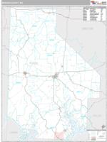 Morgan County, MO Wall Map Zip Code