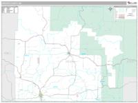 Oregon County, MO Wall Map