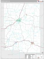 Webster County, MO Wall Map Zip Code