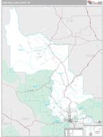 Lewis and Clark County, MT Wall Map Zip Code