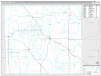 Custer County, NE Wall Map Zip Code