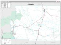 Colfax County, NM Wall Map Zip Code