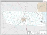 Lincoln County, NC Wall Map Zip Code