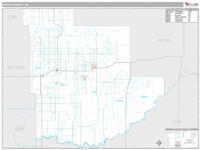 Grant County, ND Wall Map Zip Code