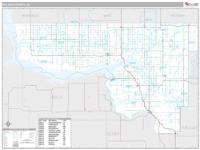McLean County, ND Wall Map