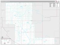 Renville County, ND Wall Map Zip Code