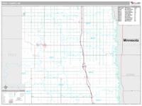 Traill County, ND Wall Map Zip Code