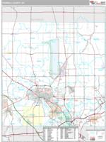 Trumbull County, OH Wall Map Zip Code