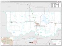 Choctaw County, OK Wall Map Zip Code