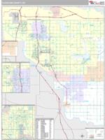 Cleveland County, OK Wall Map Zip Code