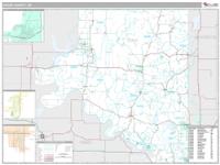 Osage County, OK Wall Map Zip Code