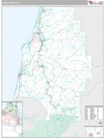 Coos County, OR Wall Map Zip Code