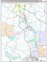 Beaver County, PA Wall Map Zip Code