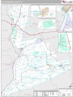 Northumberland County, PA Wall Map Zip Code