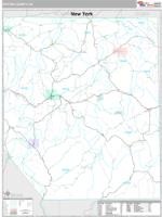 Potter County, PA Wall Map Zip Code