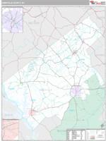 Abbeville County, SC Wall Map Zip Code