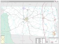 Chester County, SC Wall Map Zip Code