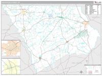 Chesterfield County, SC Wall Map Zip Code