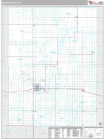 Brown County, SD Wall Map Zip Code