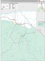 Lawrence County, SD Wall Map Zip Code