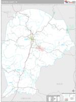Fentress County, TN Wall Map Zip Code