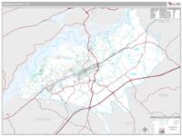 Hamblen County, TN Wall Map Zip Code