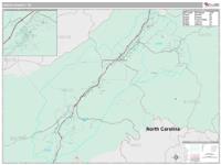 Unicoi County, TN Wall Map