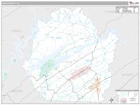 Union County, TN Wall Map Zip Code