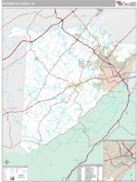 Washington County, TN Wall Map Zip Code
