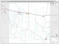 Callahan County, TX Wall Map Zip Code