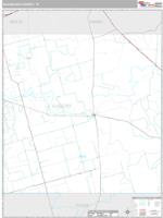 Glasscock County, TX Wall Map Zip Code