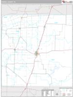 Haskell County, TX Wall Map Zip Code