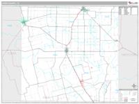Jones County, TX Wall Map