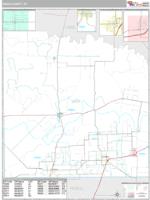 Knox County, TX Wall Map Zip Code