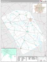 Limestone County, TX Wall Map Zip Code