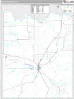 McCulloch County, TX Wall Map Zip Code