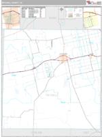 Mitchell County, TX Wall Map Zip Code