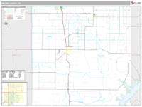 Moore County, TX Wall Map Zip Code
