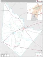 Reeves County, TX Wall Map Zip Code