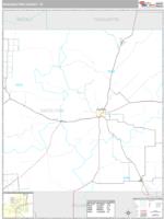 Shackelford County, TX Wall Map Zip Code