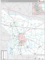 Smith County, TX Wall Map Zip Code
