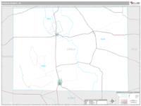 Zavala County, TX Wall Map Zip Code