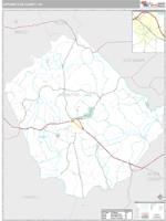 Appomattox County, VA Wall Map Zip Code