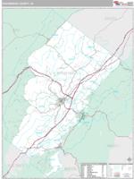 Rockbridge County, VA Wall Map Zip Code