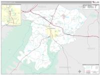 Warren County, VA Wall Map Zip Code