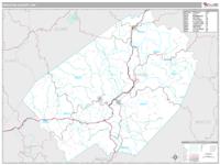 Braxton County, WV Wall Map Zip Code