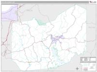 Taylor County, WV Wall Map Zip Code
