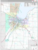 Brown County, WI Wall Map Zip Code