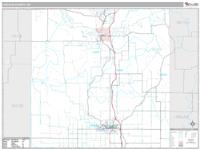 Lincoln County, WI Wall Map Zip Code