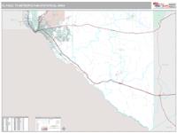 El Paso Metro Area Wall Map